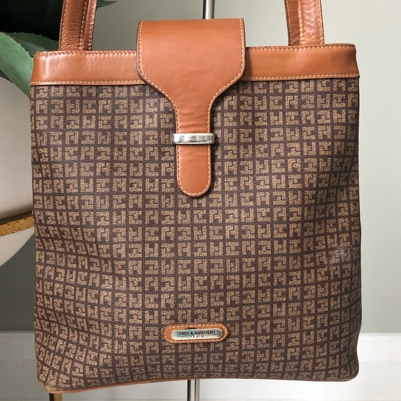 Vintage Ted Lapidus Paris Shoulder Bag, authentic EUC.  Signature Bag Rare - Picture 2 of 11